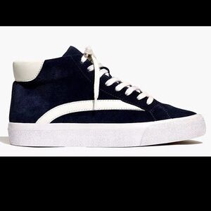 Madewell Sidewalk High Top Sneakers AA183 Suede Women’s US 8.5 Men’s US 7